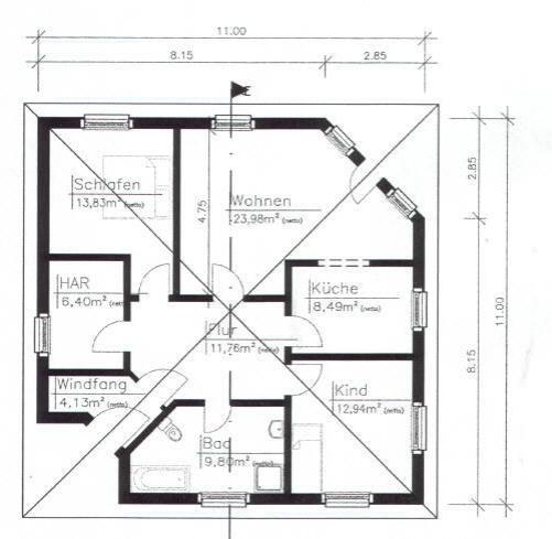 Grundriss Erdgeschoss