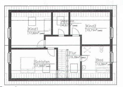 Zweifamilienhaus Sonnenberg Grundriss DG