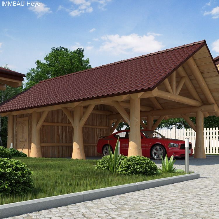 Spitzdachcarport